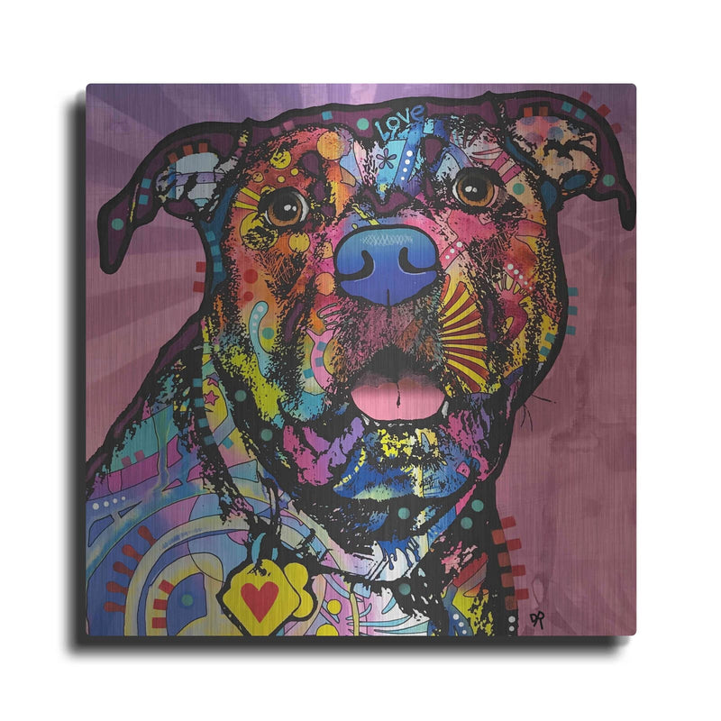 'Love Face' by Dean Russo – Metal Wall Art