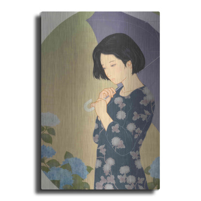 'Ajisai' by Sai Tamiya, Metal Wall Art