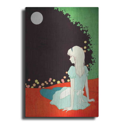 'Alice in the Moonlight' by Sai Tamiya, Metal Wall Art