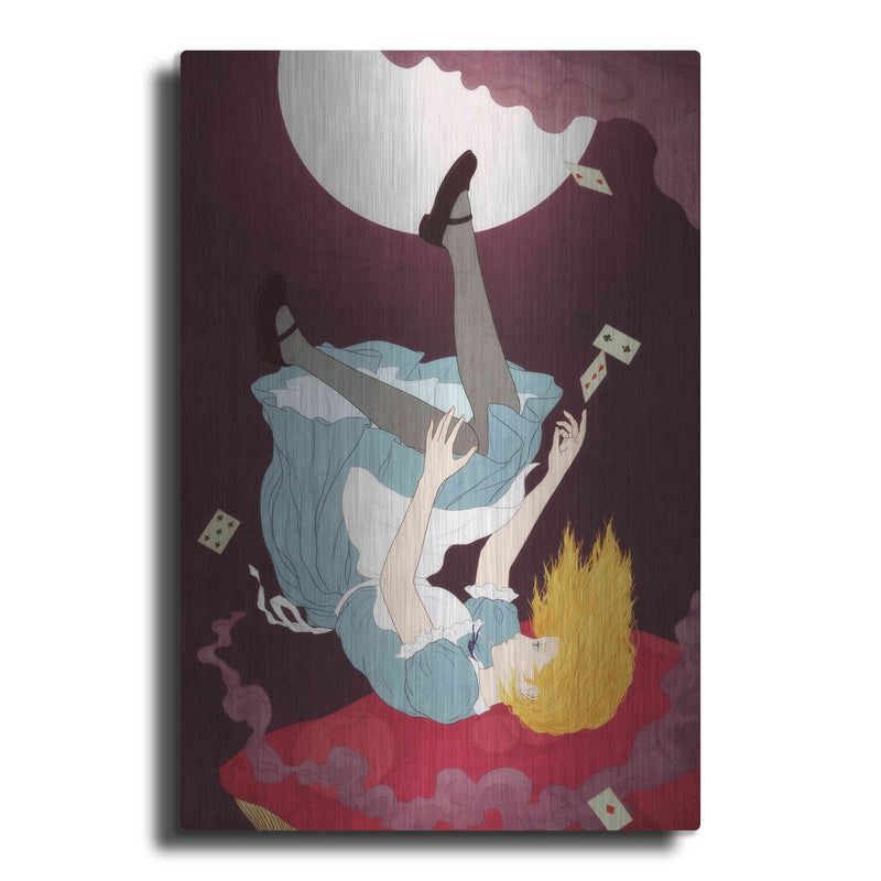 'Alice in Wonderland' by Sai Tamiya – Metal Wall Art