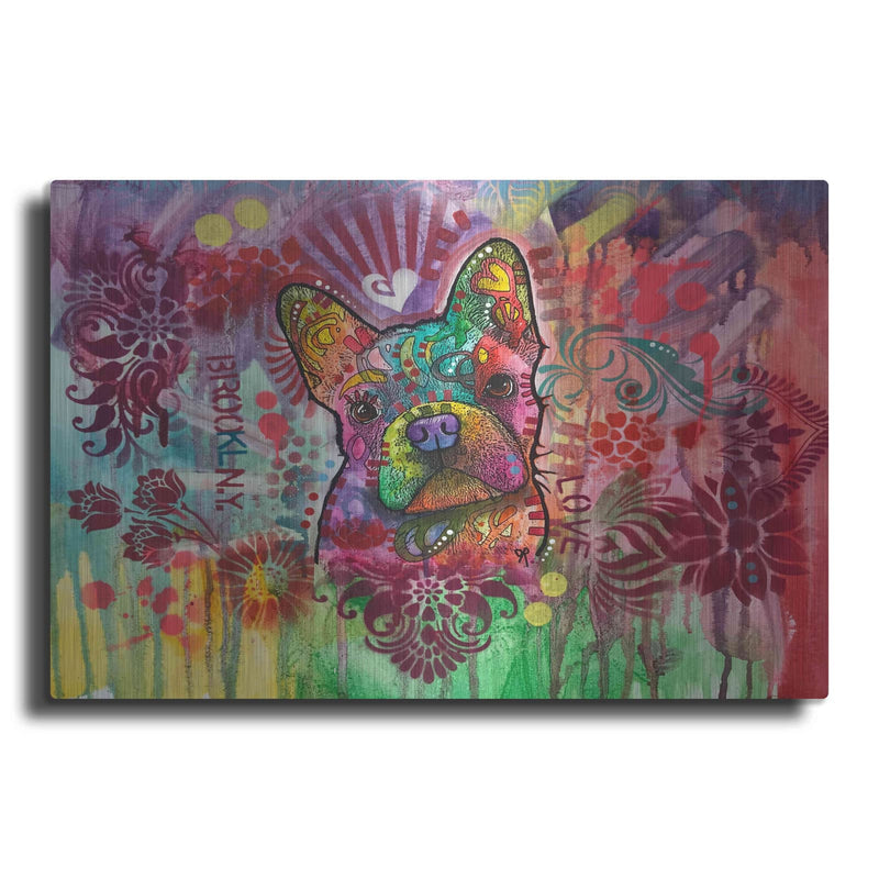 'Frenchie Jacket' by Dean Russo – Metal Wall Art
