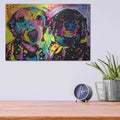 'Daisy and Noel' by Dean Russo – Metal Wall Art, 16x12 room view