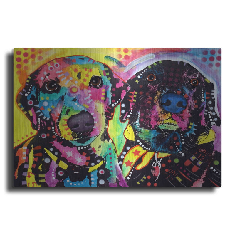 'Daisy and Noel' by Dean Russo – Metal Wall Art