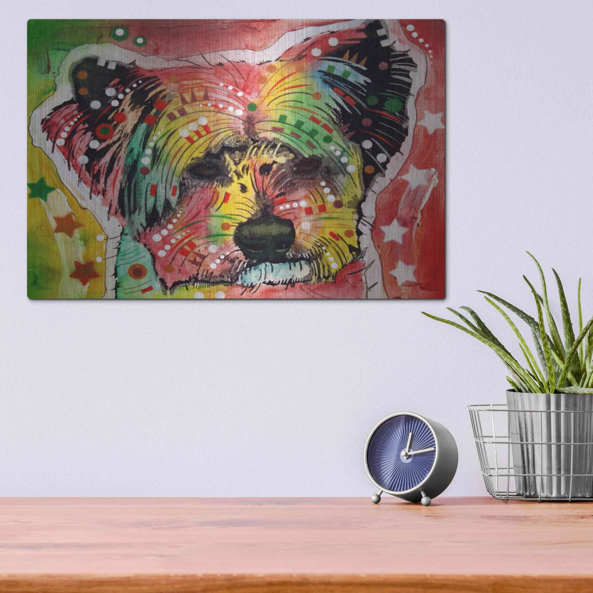 'Earthy York' by Dean Russo – Metal Wall Art, 16x12 room view