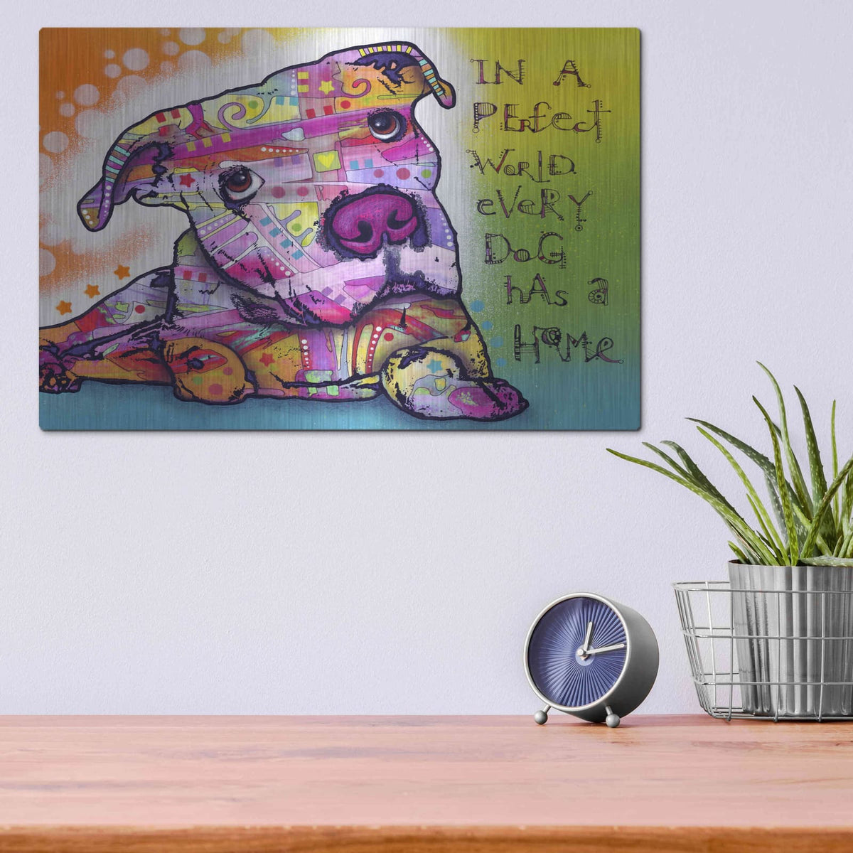 'Firu 2' by Dean Russo – Metal Wall Art, 16x12 room view
