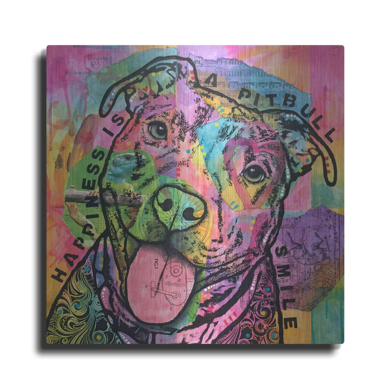 'Happiness Saatchi' by Dean Russo – Metal Wall Art