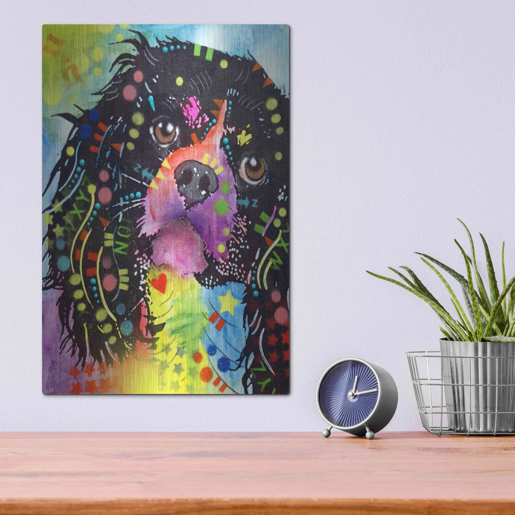 'King Charles 2' by Dean Russo – Metal Wall Art, 12x16 room view
