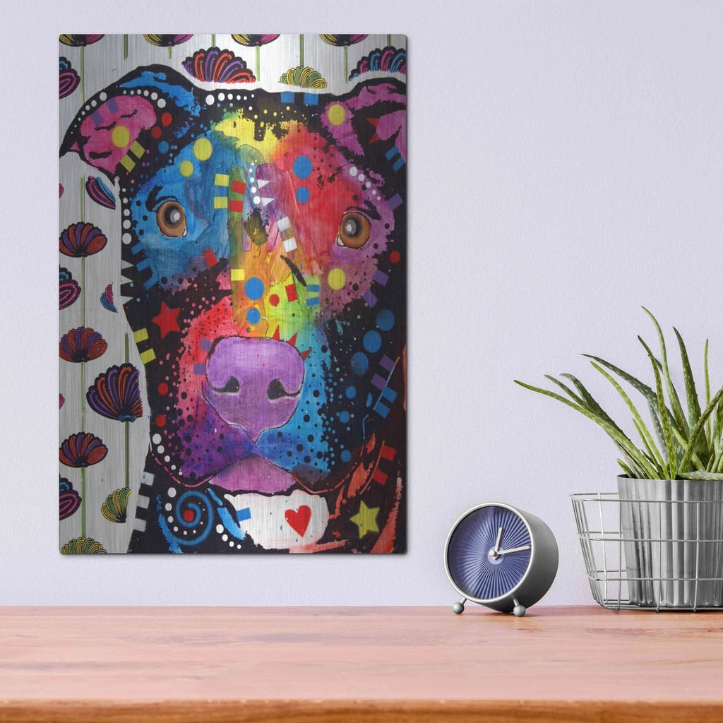 'Mortar' by Dean Russo – Metal Wall Art, 12x16 room view