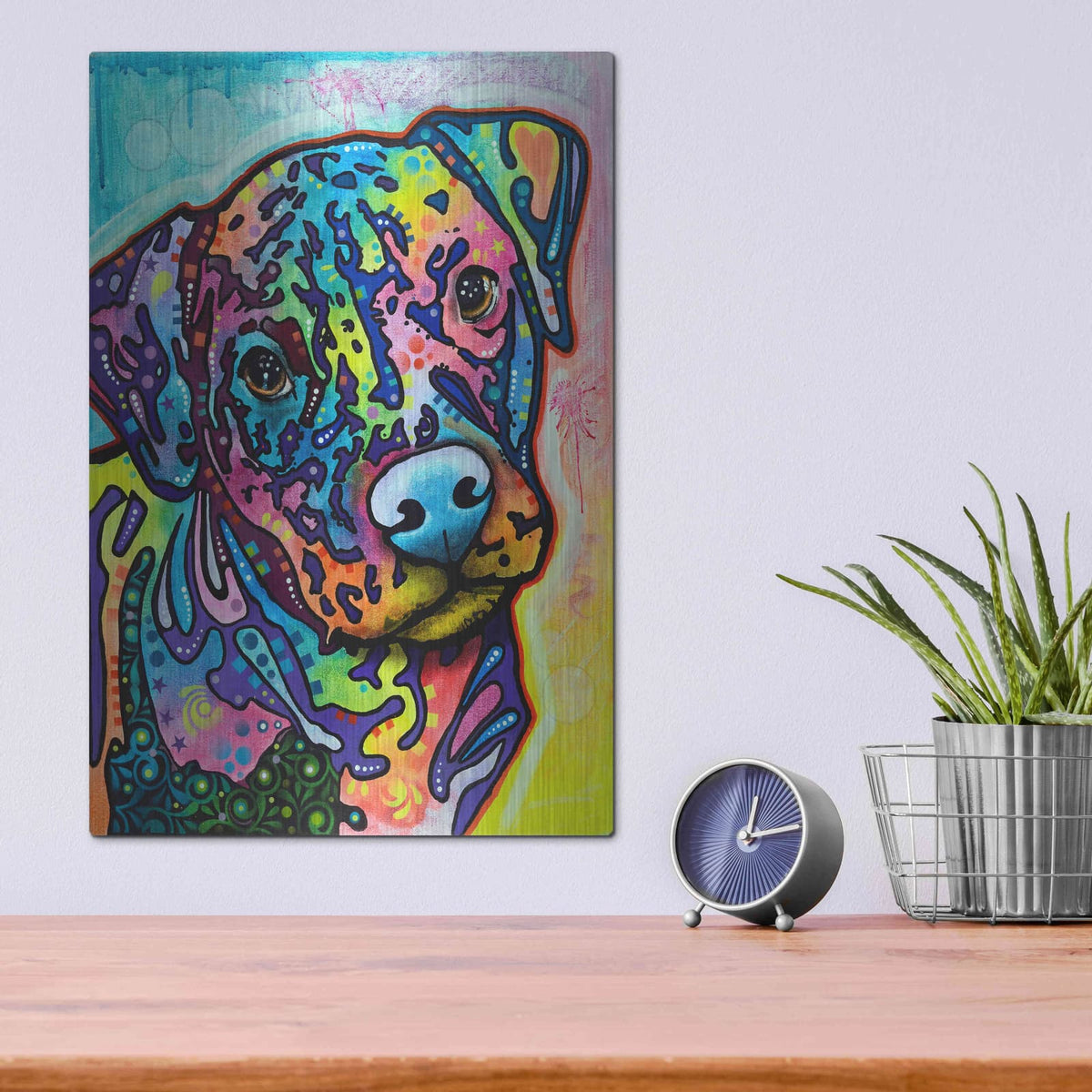 'Pigeon' by Dean Russo – Metal Wall Art, 12x16 room view