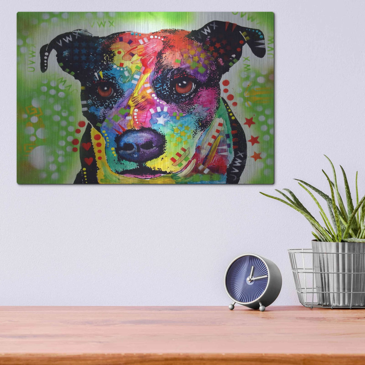 'Pit 1' by Dean Russo – Metal Wall Art, 16x12 room view