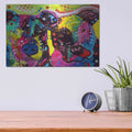 'Pits' by Dean Russo – Metal Wall Art, 16x12 room view