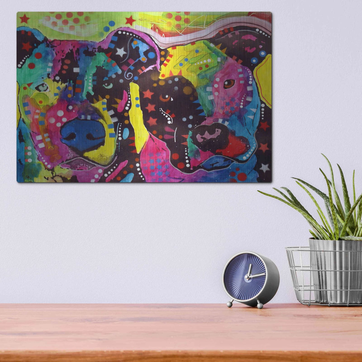 'Pits' by Dean Russo – Metal Wall Art, 16x12 room view