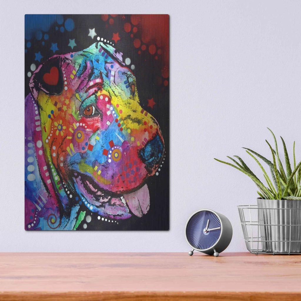'Shar Pei' by Dean Russo – Metal Wall Art, 12x16 room view
