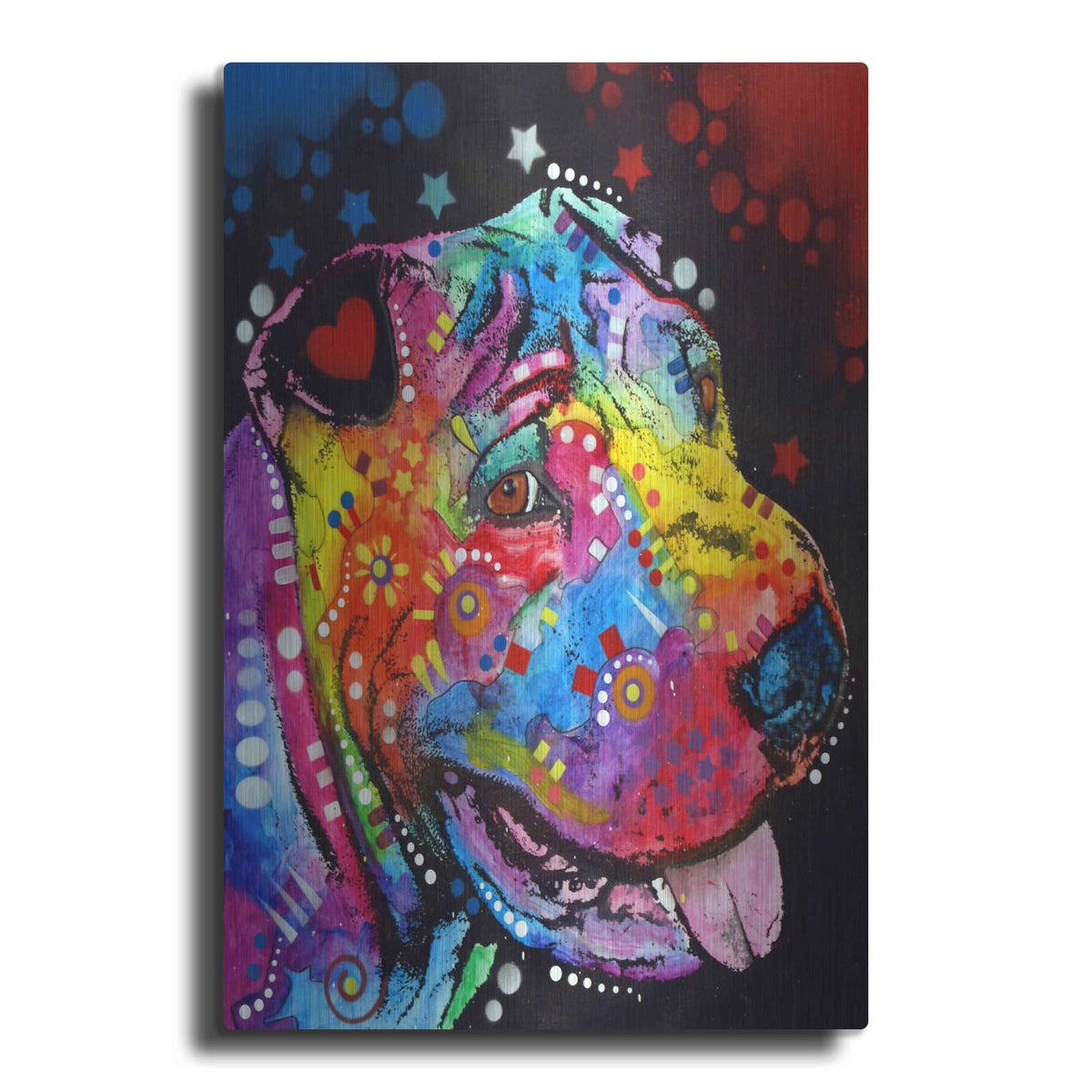 'Shar Pei' by Dean Russo – Metal Wall Art