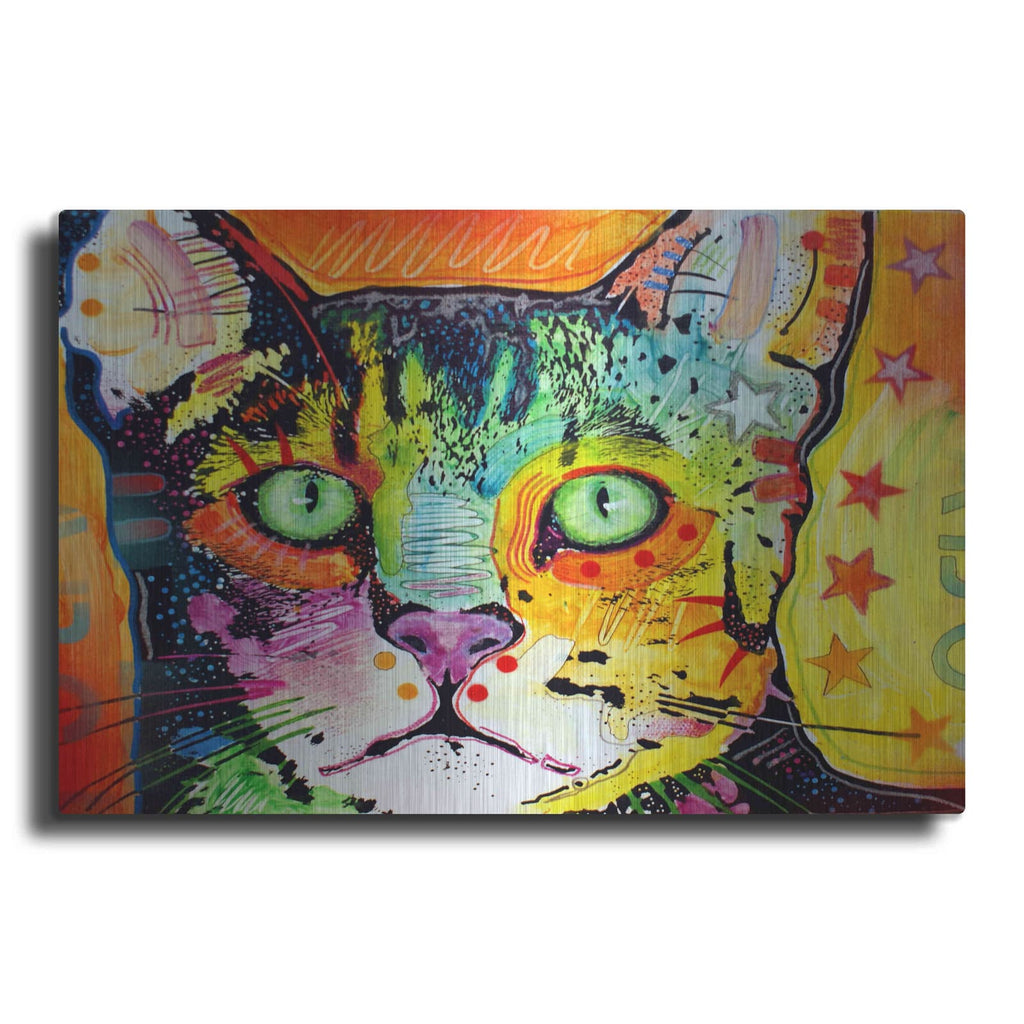 'Straight Cat' by Dean Russo – Metal Wall Art
