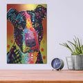 'The Focused Pit' by Dean Russo – Metal Wall Art, 12x16 room view