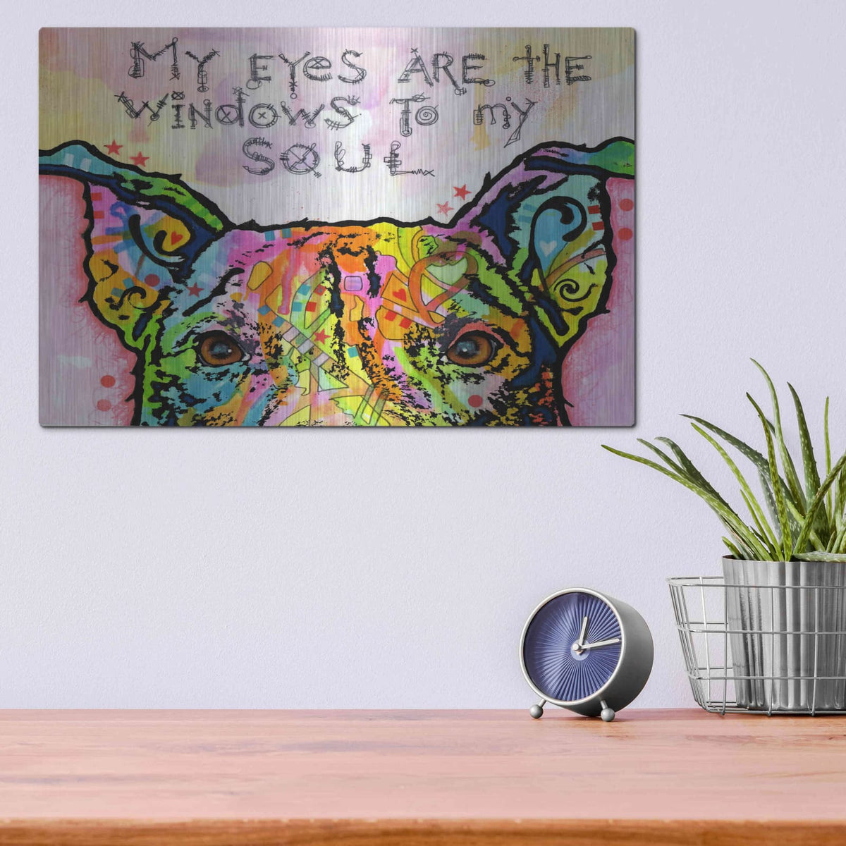 'Windows To My Soul' by Dean Russo – Metal Wall Art, 16x12 room view