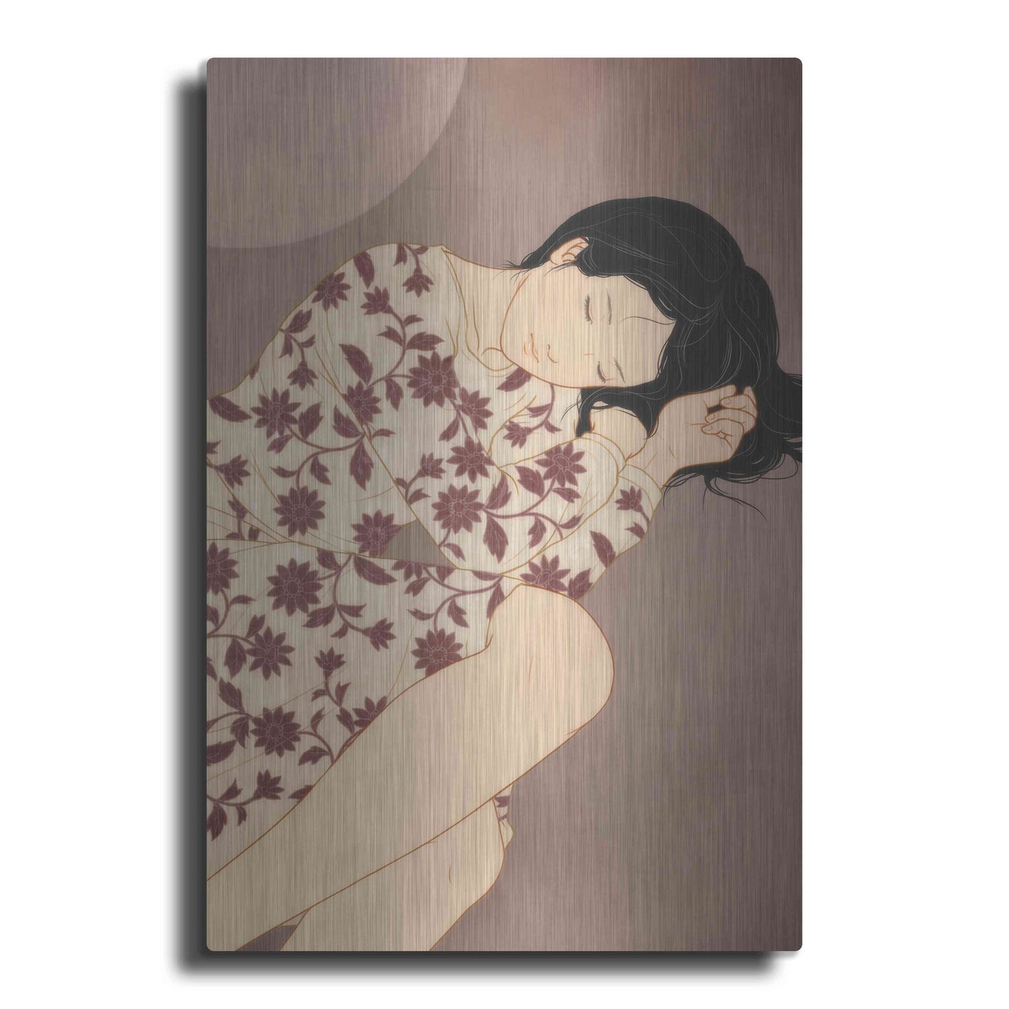 'Sleep' by Sai Tamiya, Metal Wall Art