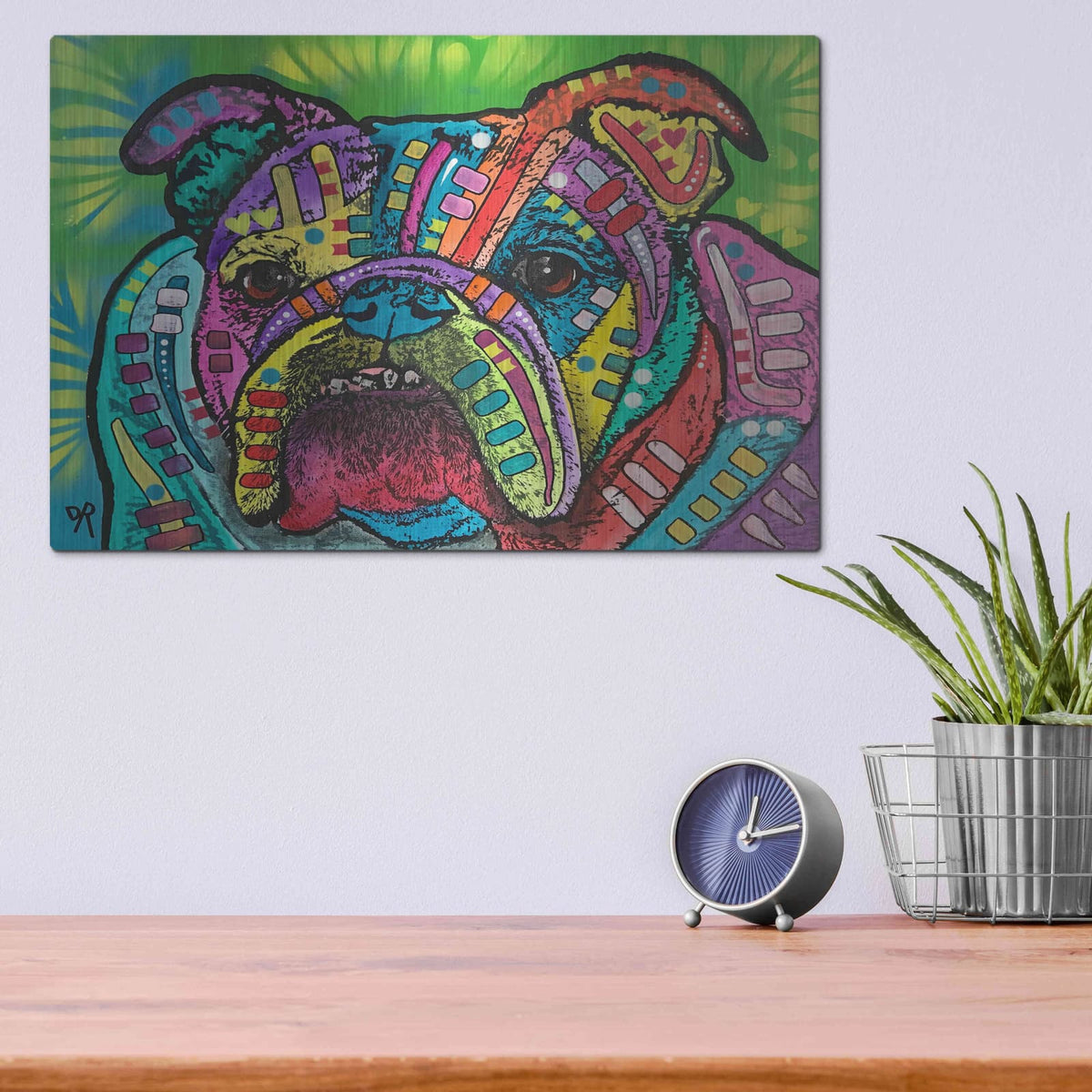 'Steele' by Dean Russo – Metal Wall Art, 16x12 room view