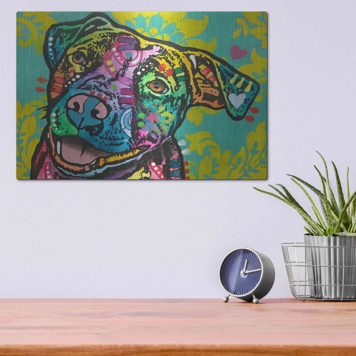 'Star' by Dean Russo – Metal Wall Art, 16x12 room view