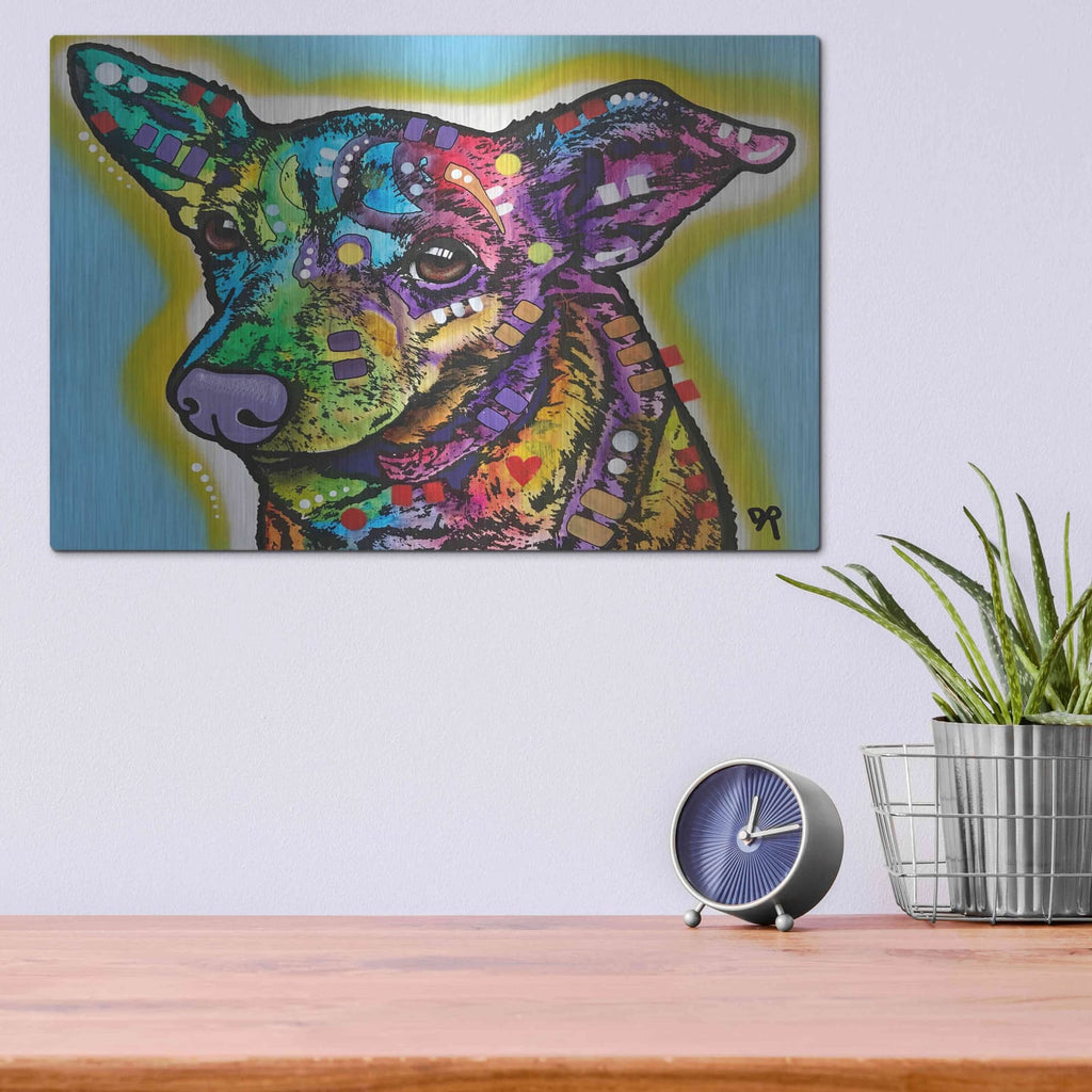 'Squat' by Dean Russo – Metal Wall Art, 16x12 room view