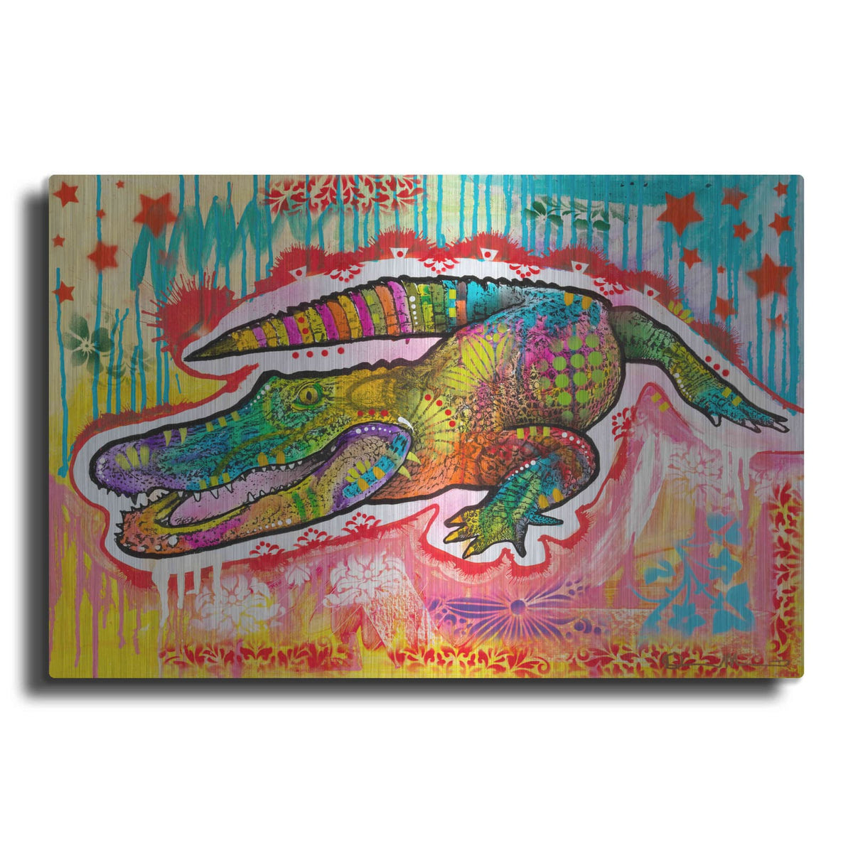 'Alligator 2' by Dean Russo – Metal Wall Art