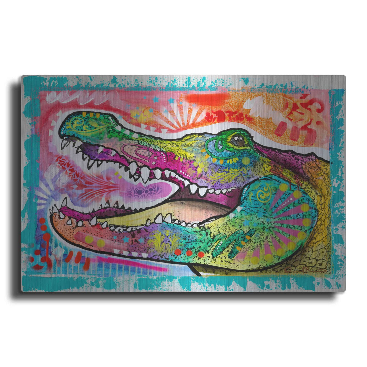 'Alligator 3' by Dean Russo – Metal Wall Art