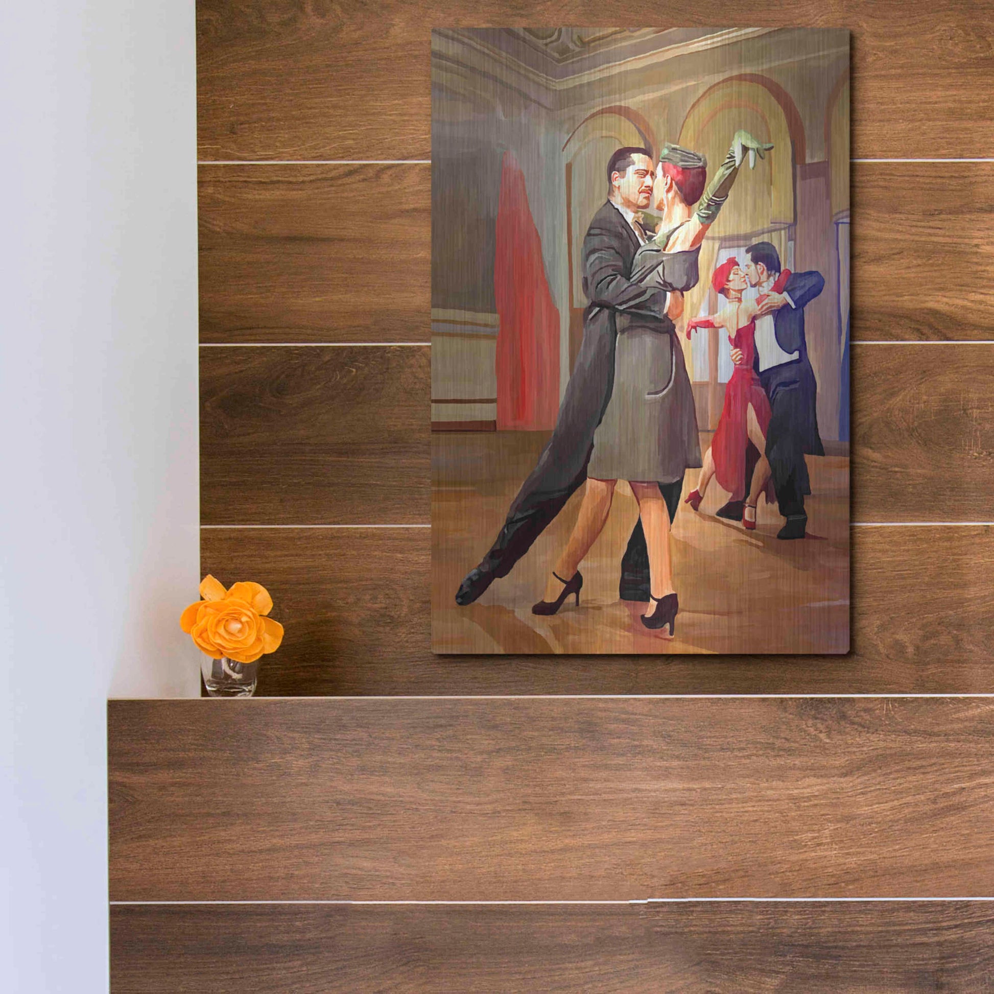 Luxe Metal Art 'Dance with me' by Ata Alishahi, Metal Wall Art,12x16