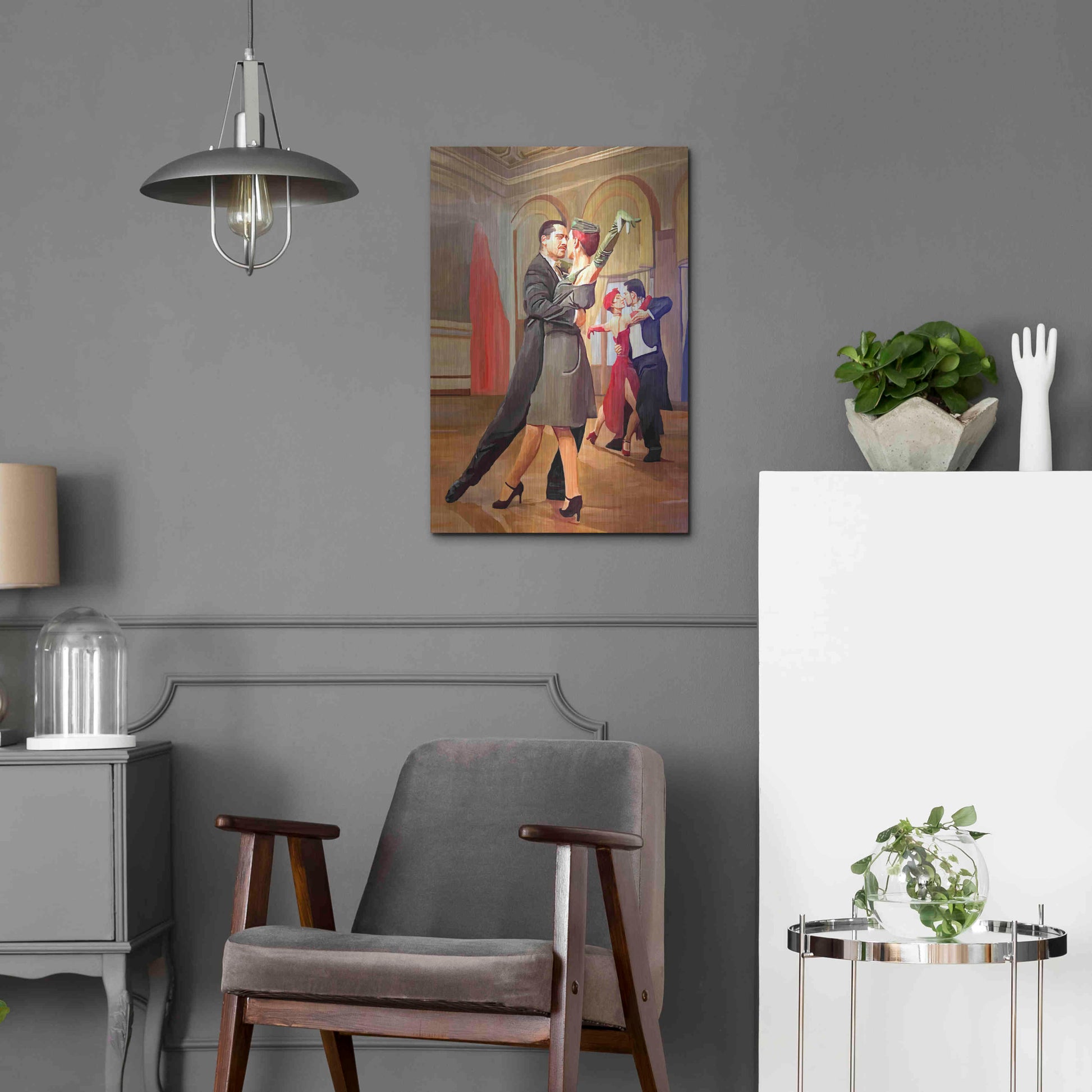 Luxe Metal Art 'Dance with me' by Ata Alishahi, Metal Wall Art,16x24