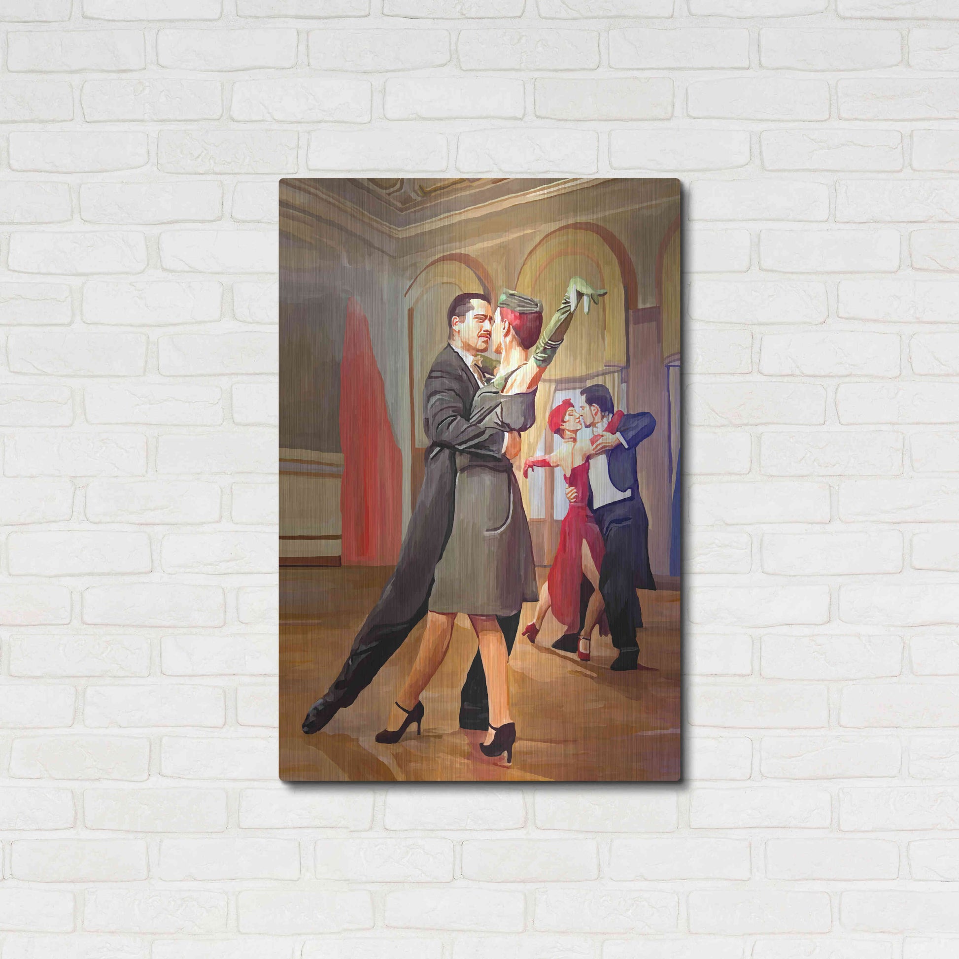 Luxe Metal Art 'Dance with me' by Ata Alishahi, Metal Wall Art,24x36