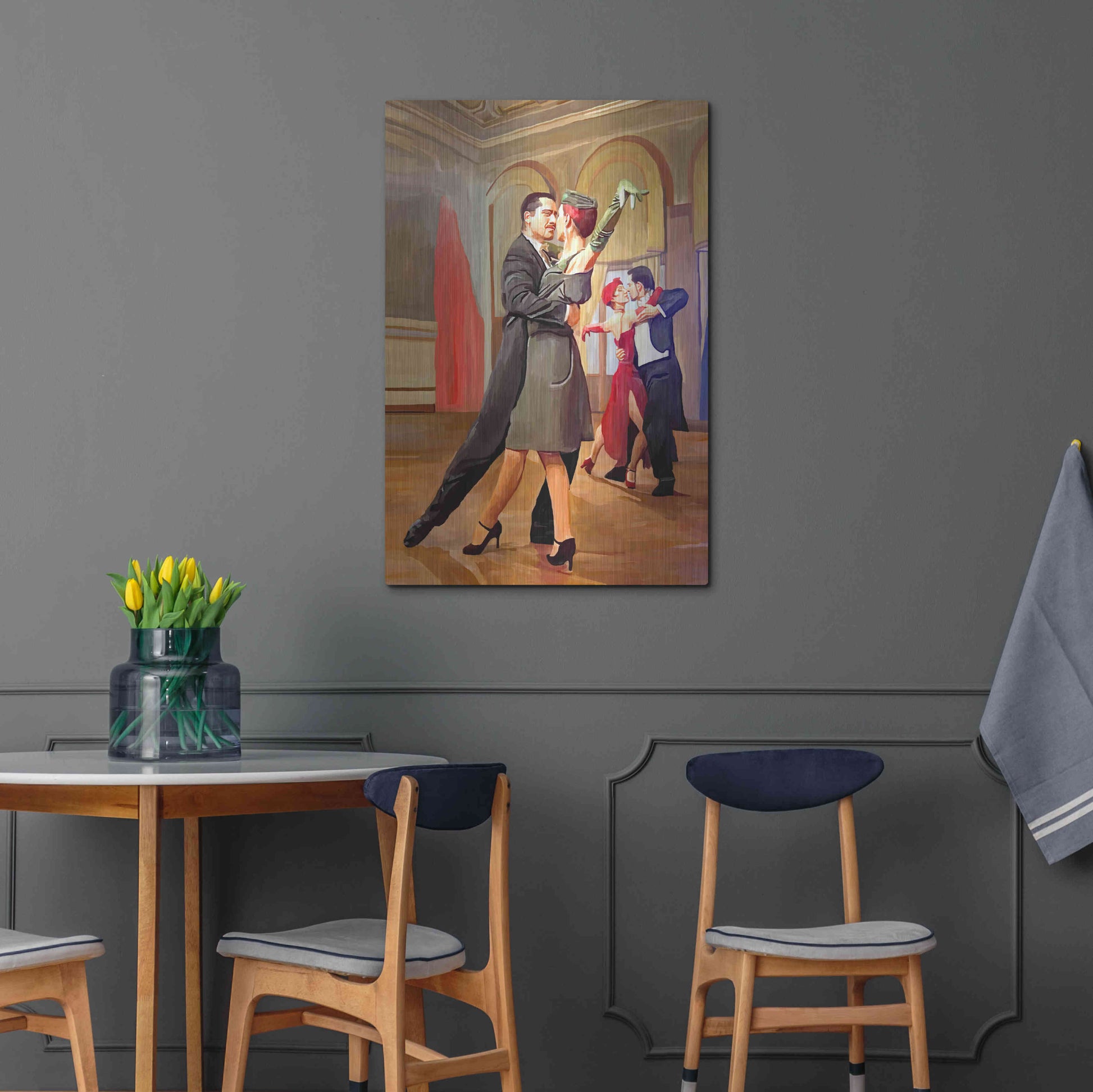 Luxe Metal Art 'Dance with me' by Ata Alishahi, Metal Wall Art,24x36