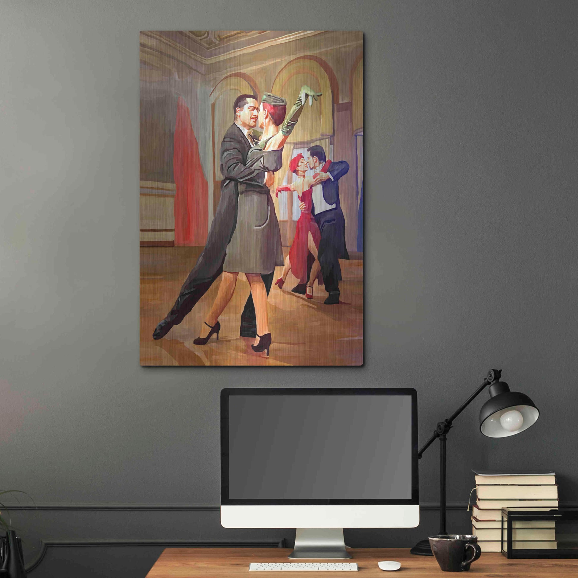 Luxe Metal Art 'Dance with me' by Ata Alishahi, Metal Wall Art,24x36