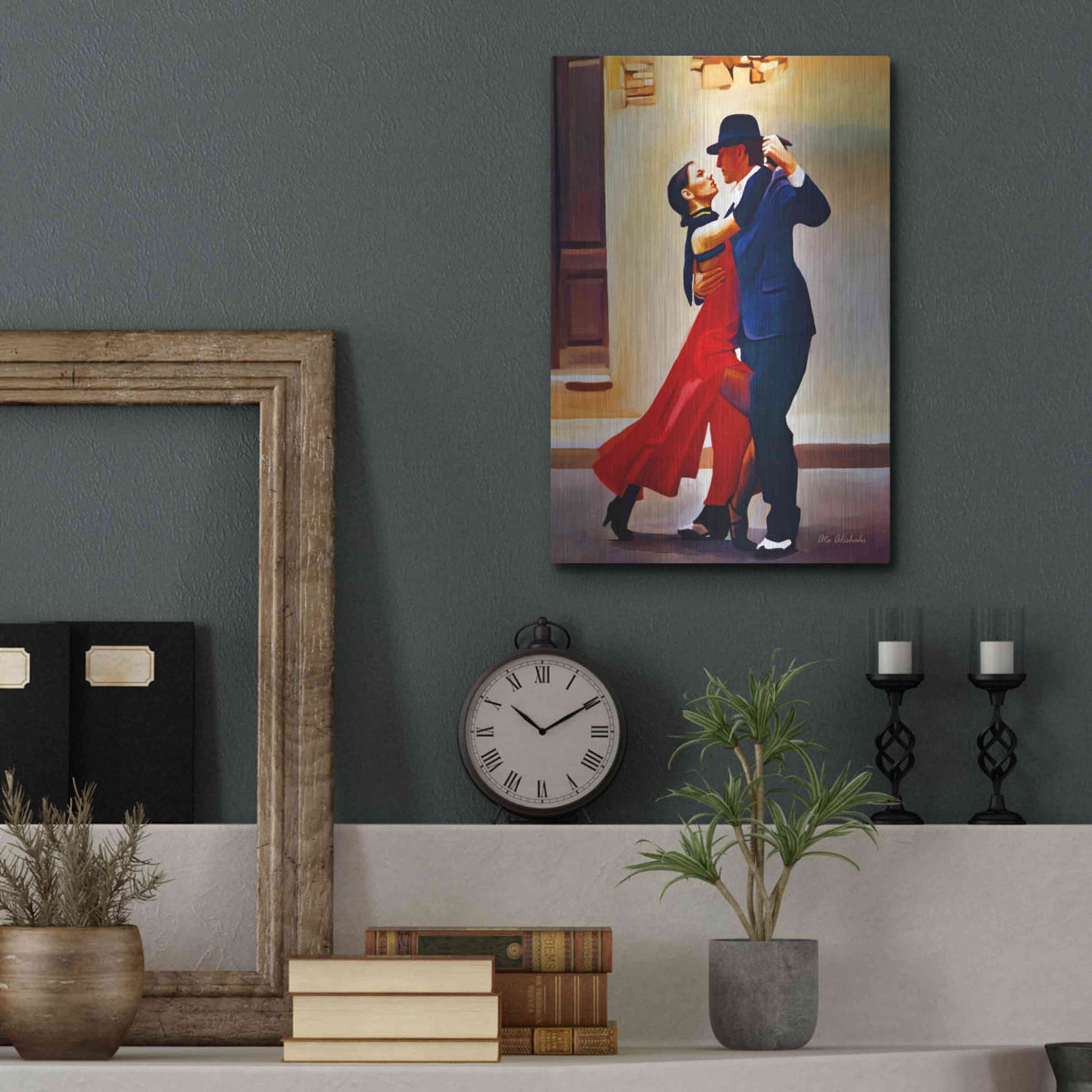 Luxe Metal Art 'Dance' by Ata Alishahi, Metal Wall Art,12x16