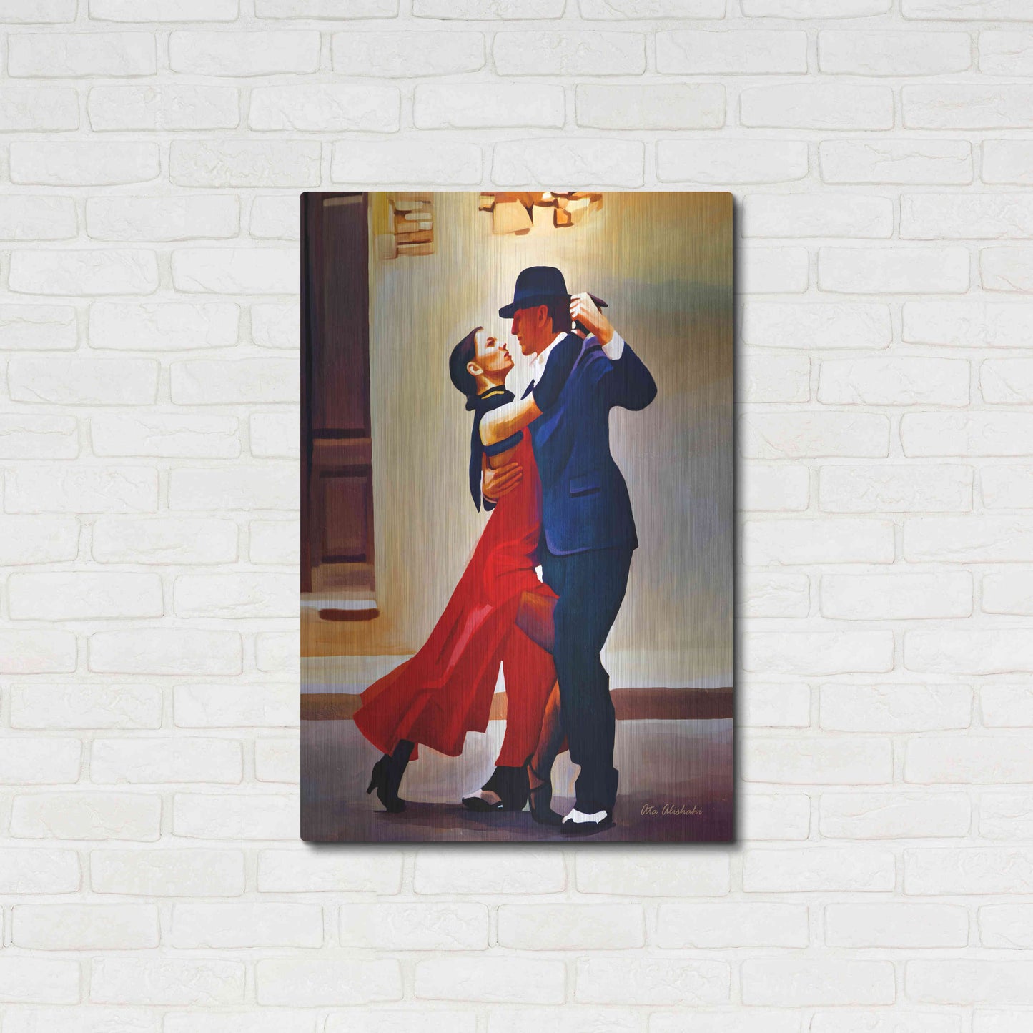 Luxe Metal Art 'Dance' by Ata Alishahi, Metal Wall Art,24x36