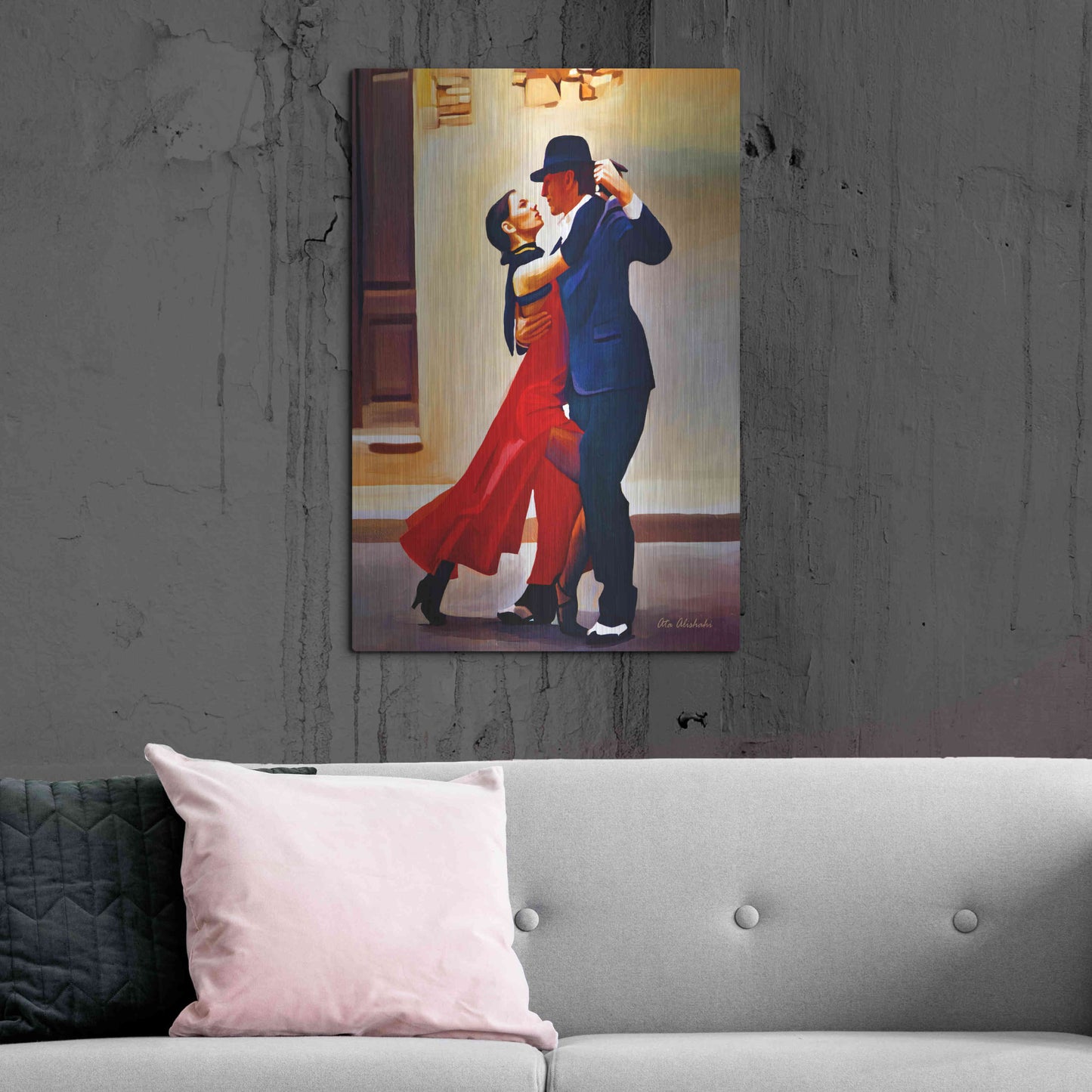 Luxe Metal Art 'Dance' by Ata Alishahi, Metal Wall Art,24x36