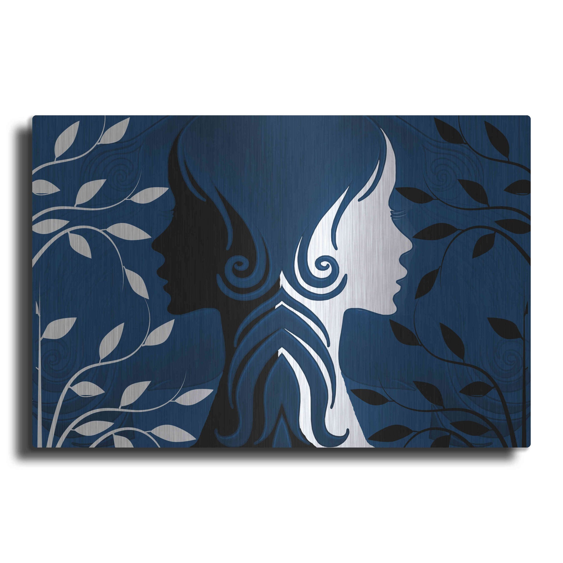 Luxe Metal Art 'Faces' by Ata Alishahi, Metal Wall Art