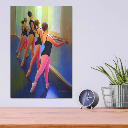 Luxe Metal Art 'Ballet Dance' by Ata Alishahi, Metal Wall Art,12x16