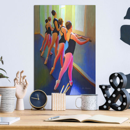 Luxe Metal Art 'Ballet Dance' by Ata Alishahi, Metal Wall Art,12x16