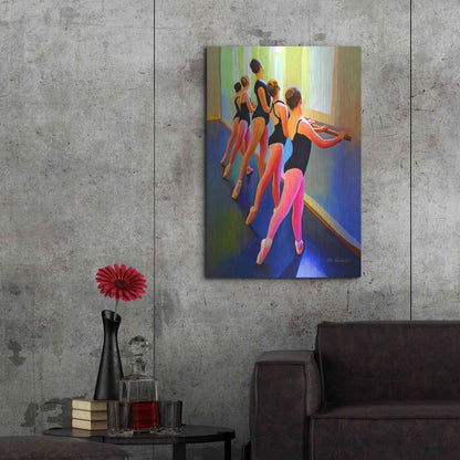 Luxe Metal Art 'Ballet Dance' by Ata Alishahi, Metal Wall Art,24x36
