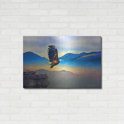 Luxe Metal Art 'Fly Higher' by Ata Alishahi, Metal Wall Art,36x24