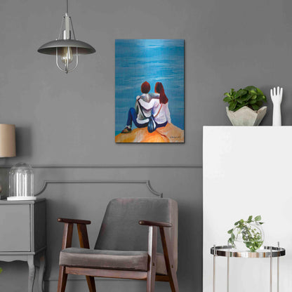 Luxe Metal Art 'A moment to remember' by Ata Alishahi, Metal Wall Art,16x24