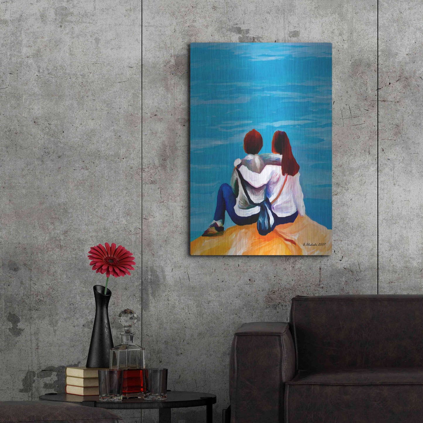 Luxe Metal Art 'A moment to remember' by Ata Alishahi, Metal Wall Art,24x36