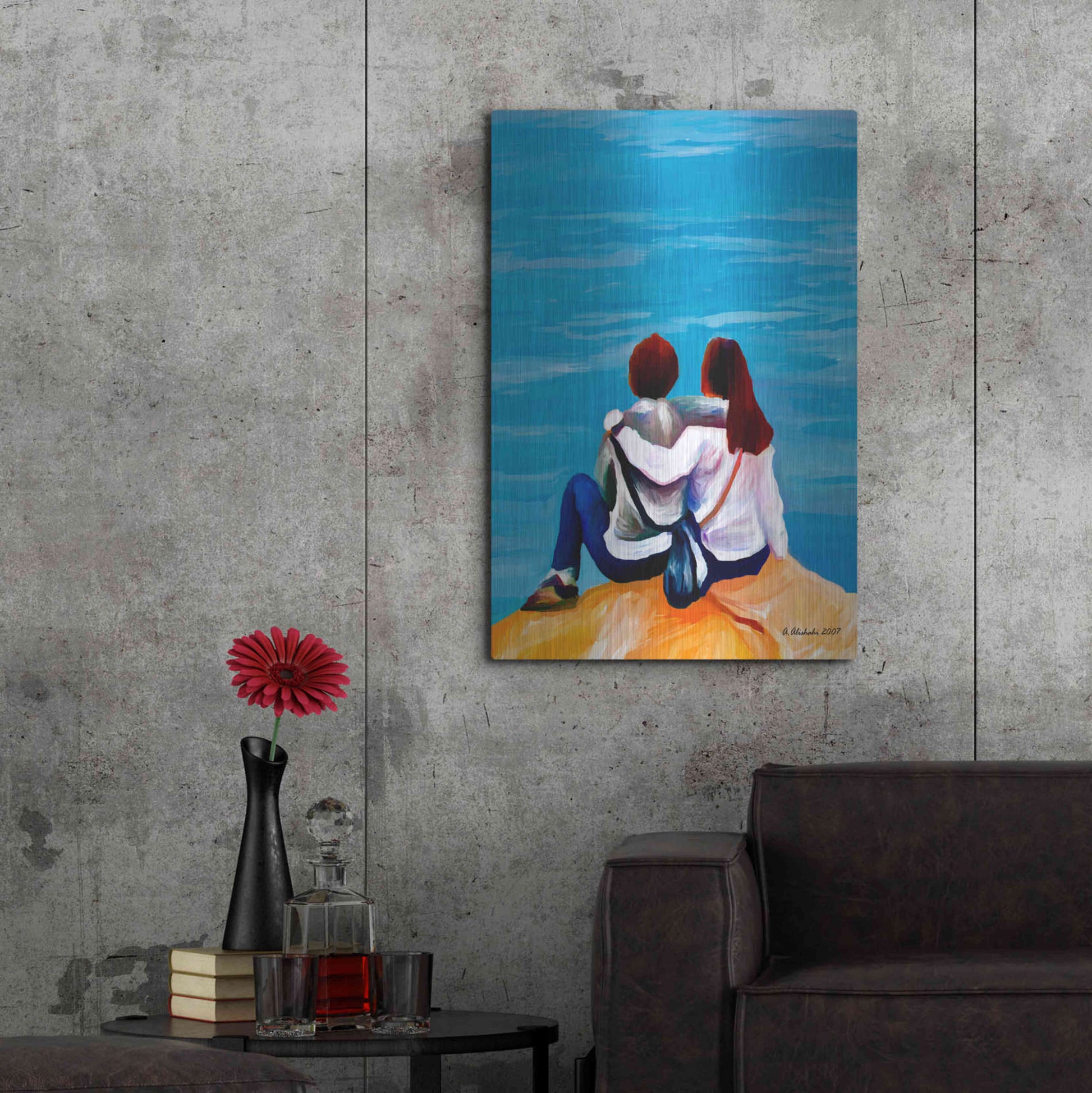 Luxe Metal Art 'A moment to remember' by Ata Alishahi, Metal Wall Art,24x36