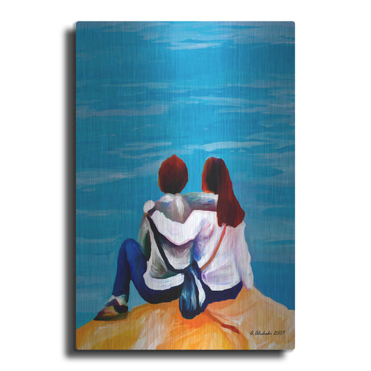 Luxe Metal Art 'A moment to remember' by Ata Alishahi, Metal Wall Art