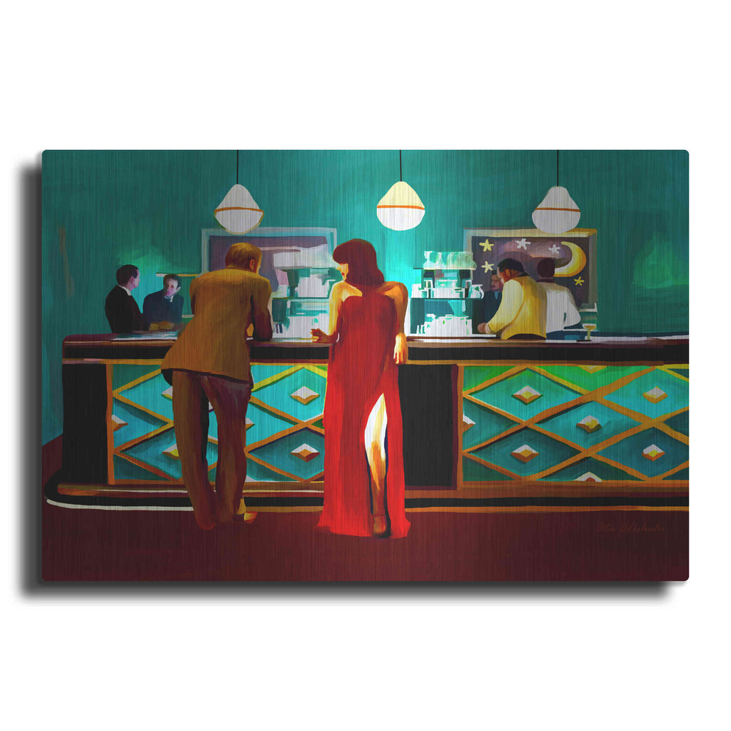 Luxe Metal Art 'Bar' by Ata Alishahi, Metal Wall Art