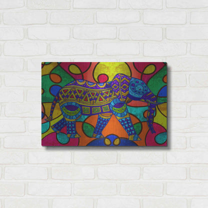 Luxe Metal Art 'Elephant' by Ata Alishahi, Metal Wall Art,24x16