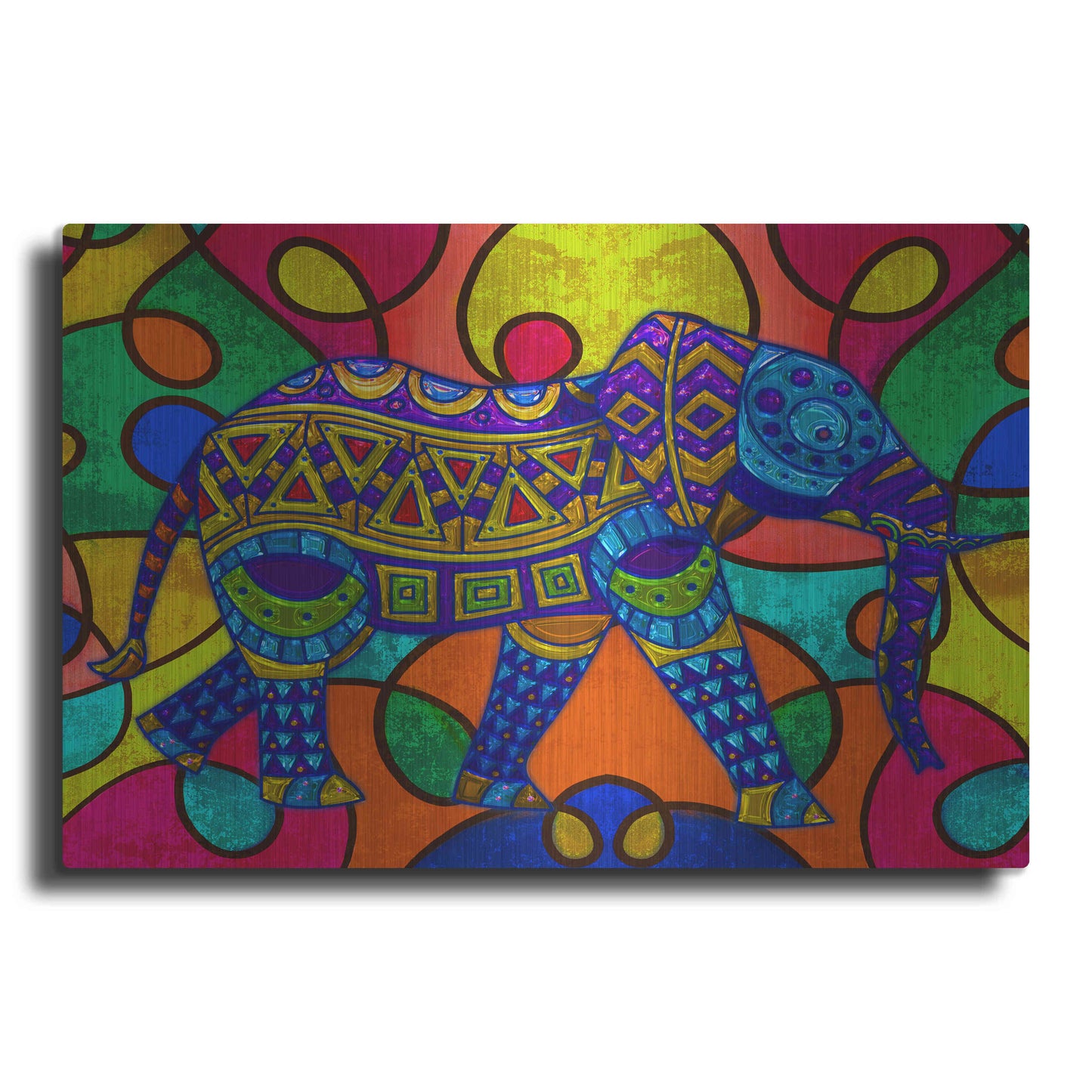 Luxe Metal Art 'Elephant' by Ata Alishahi, Metal Wall Art