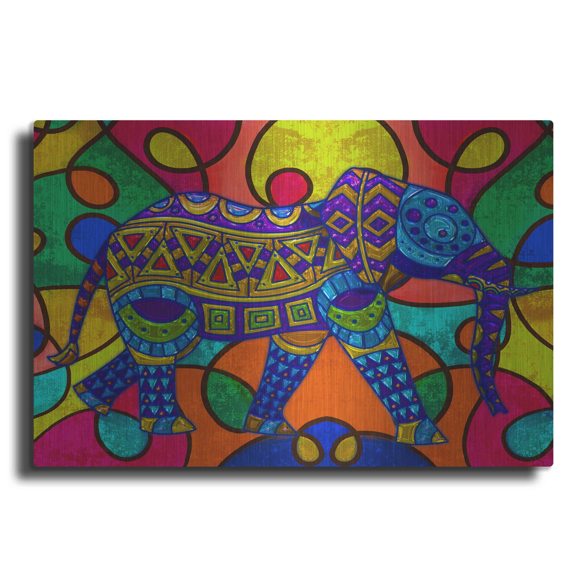 Luxe Metal Art 'Elephant' by Ata Alishahi, Metal Wall Art