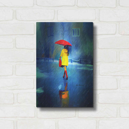 Luxe Metal Art 'Rainy Day' by Ata Alishahi, Metal Wall Art,12x16