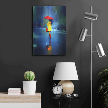 Luxe Metal Art 'Rainy Day' by Ata Alishahi, Metal Wall Art,16x24